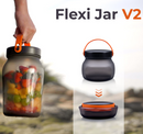 シリコン素材で簡単変形!耐熱耐冷オシャレなキャニスターFlexi Jar V2