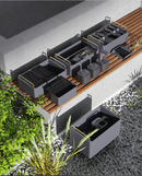 スコップ4種、剪定ばさみ2種、グローブなどが入った、一生モノのガーデニングセット【GARDENING SET W2-AB】