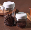 ワンクリックで真空を作る「キャニスター」とコーヒーの微粉を取り除く「シフター」で香り豊かで雑味のないあなた史上最高の味わいのコーヒーに【SHELBRU Bean Care Set】
