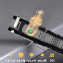 累計1万個出荷◎回転ヘッドで帽子装着OK！驚異の高輝度＆照射距離のLED懐中電灯【Flashlight P1】