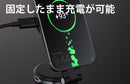固定したままワイヤレス充電OK！真空＆磁気吸着式折りたたみスマホホルダー 【Vacuum Magnet (S13)】