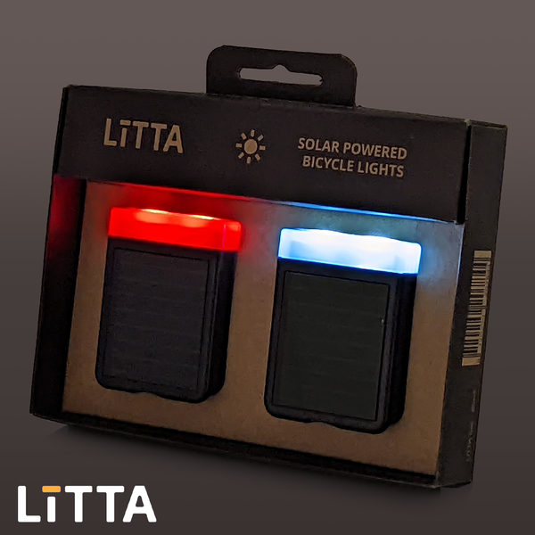 暗闇での事故防止に！横もナナメも、全方位から見えるライト【LiTTA2.0】