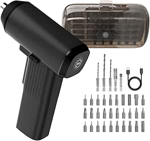 【PENDORAシリーズ】電動ドライバー 37in1 インパクトドライバー ビット 電動ドリル 精密ドライバー セット 充電式 コンパクト 時計用 メガネ用 工具 ケース付き DIY 小型 自転車【PENDORA 37E】