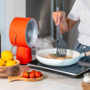 ／ZIP!キテルネで紹介／話題沸騰 ★ポータブル換気扇！嫌な臭いやキッチンのベトベトはさようなら 【Airhoodコードレス】