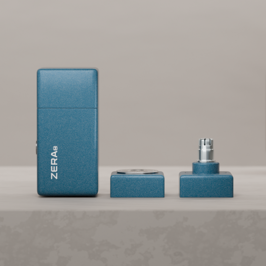 ヒゲ剃り+鼻毛ケアの2in1!防水・ロック機能付き電動シェーバー【ZERA M】 ヒゲ剃り+鼻毛ケアの2in1!防水・ロック機能付き電動シェーバー【ZERA M】