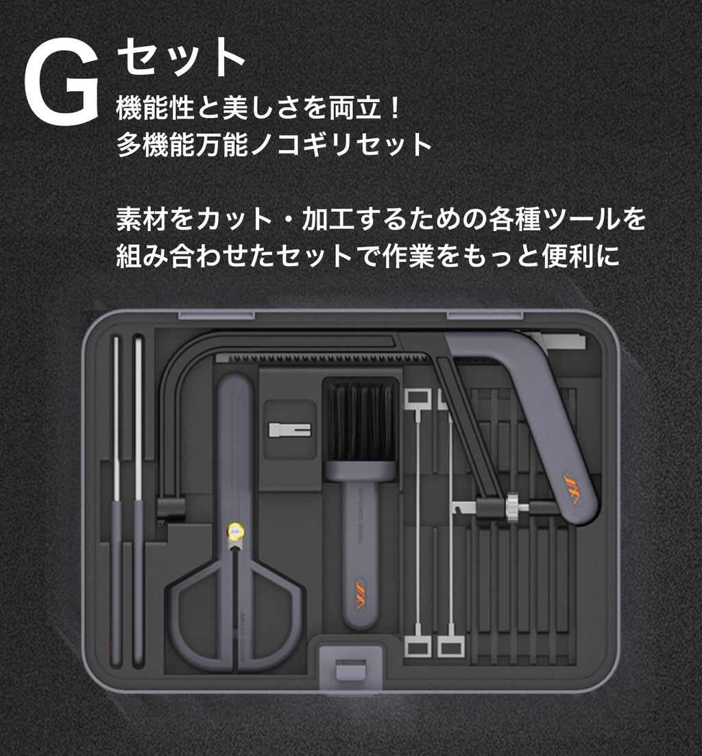 機能性と美しさを両立!多機能万能ノコギリ・カットツールセット 機能性と美しさを両立!多機能万能ノコギリ・カットツールセット