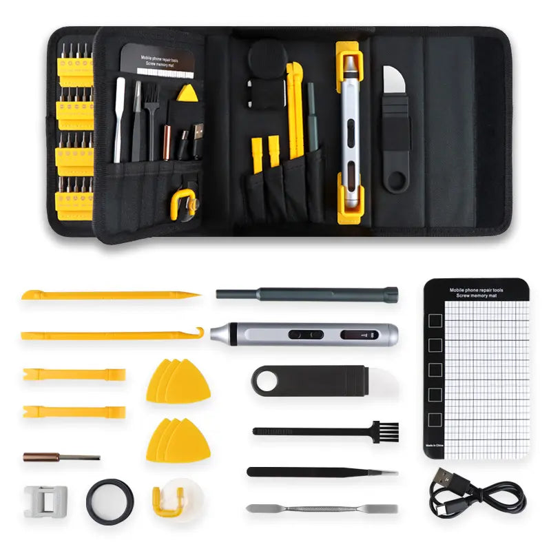 本体40g！120種精密ビットで、電動/手動も自由自在のペン型マルチドライバー！【M-XTR: 148-in-1】