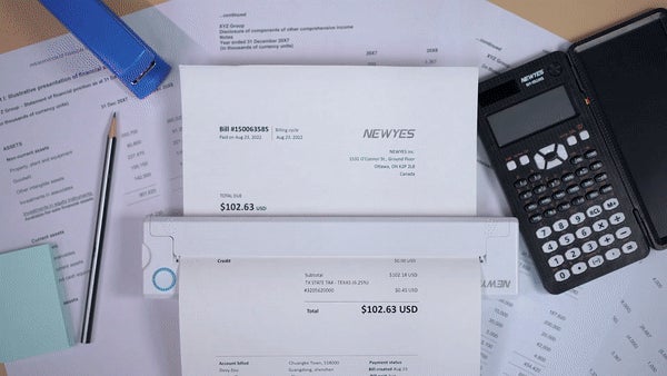 NEWYESポータブルミニプリンター「NEWYES A4 PRINTER」用の【印刷感熱