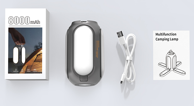 外でも家でも緊急時でも！スマホの充電も！折りたたみ式LEDキャンプライト【OUTDOOR LIGHT】
