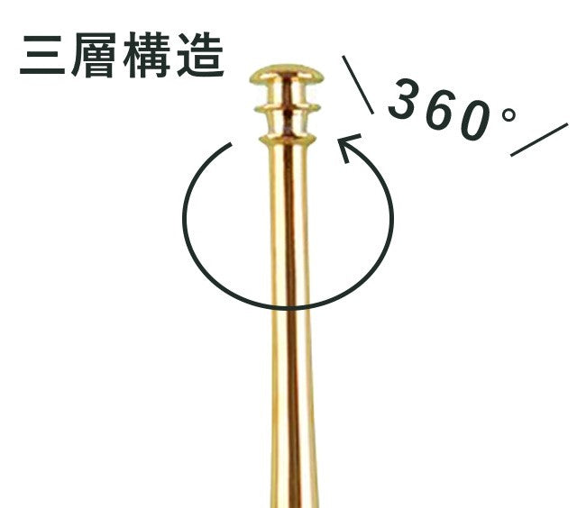 全方位死角なし！サッと撫でるだけで耳垢ごっそり。【EAR WAX CLEANER らくらく耳かき】