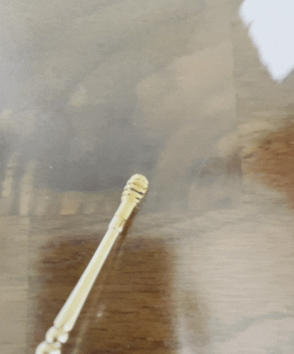 全方位死角なし！サッと撫でるだけで耳垢ごっそり。【EAR WAX CLEANER らくらく耳かき】