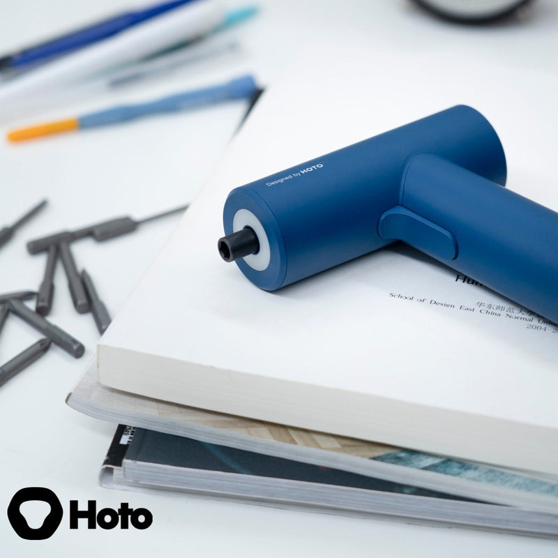 10種類の50mmビット付属、グルーガン型、電動ドライバーセット【HOTO PRO-GUN】